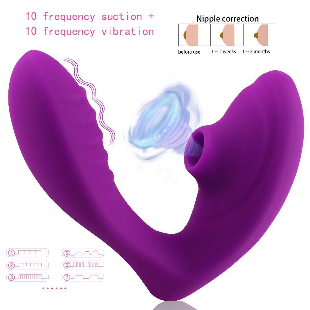 Toy Vibrator Vagina Sucking 10 Speeds