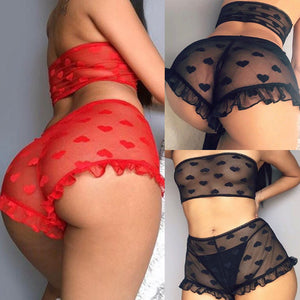 Lingerie Bra+Panty 2PCS Sexy Lace G-string Set