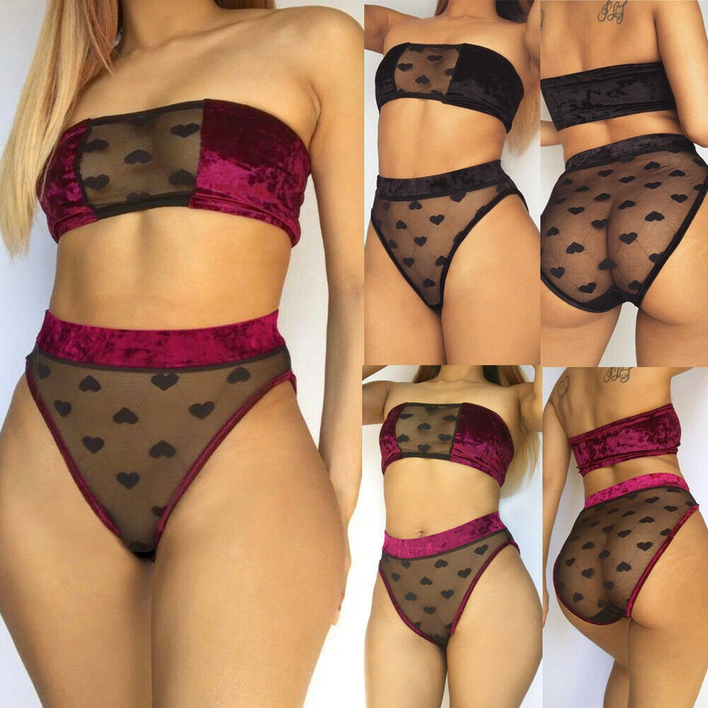 Lingerie Bra+Panty 2PCS Sexy Lace G-string Set