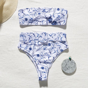 Bathing Suit 2pcs Set with Belt