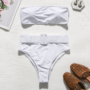 Bathing Suit 2pcs Set with Belt