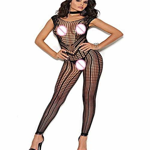 Lingerie Bodystocking Sexy Lace One piece Sheer